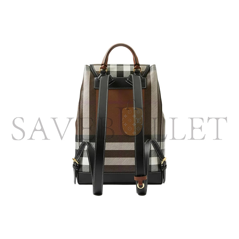 Bv*b*rry plaid backpack 80696641 (37*24*13cm)
